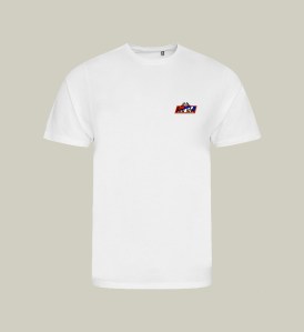 Bad Idol white Tee front